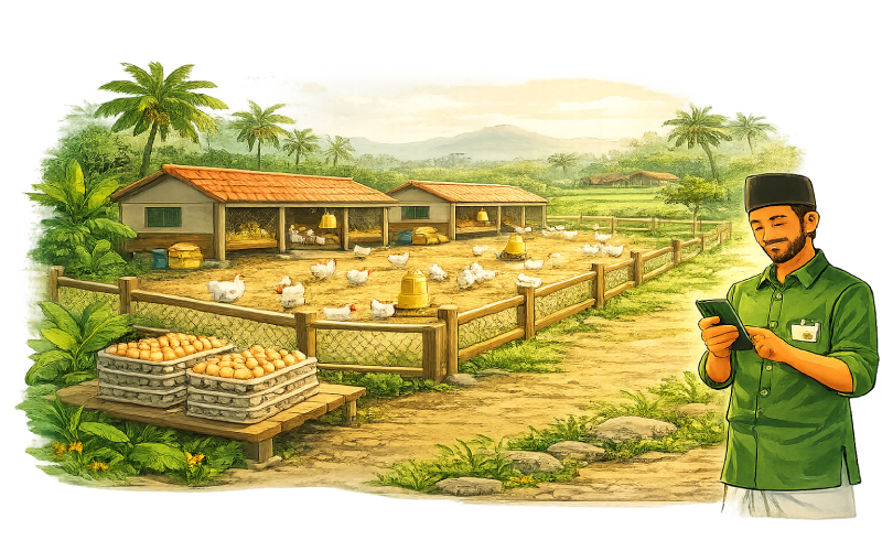 Poultry farm in Malaysia