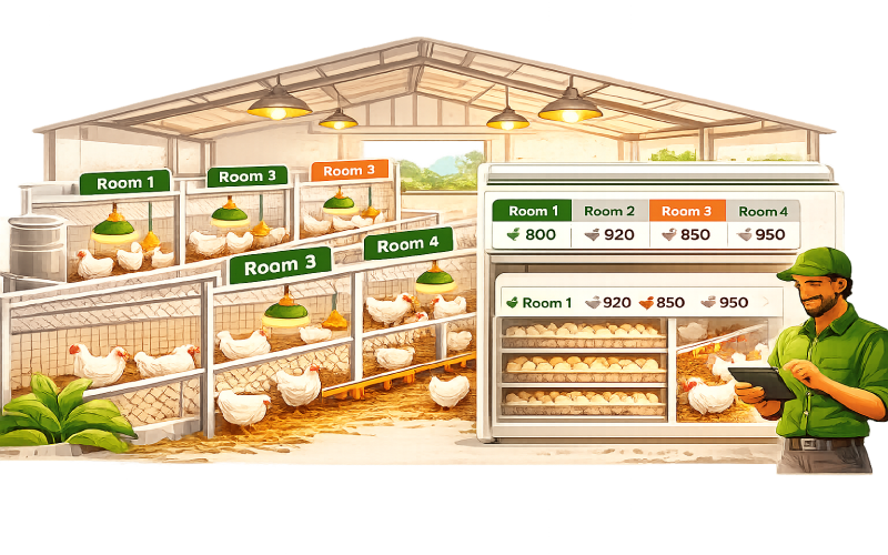 Flock and room management